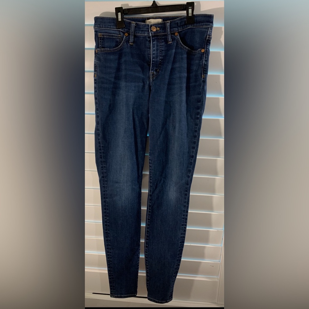 Madewell 9” high rise skinny jeans size 30TL Tall  J22